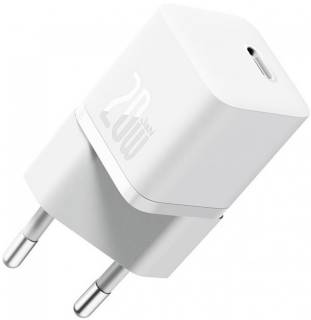 Зарядка Baseus GaN5 Fast Charger USB-C 20W white CCGN050102