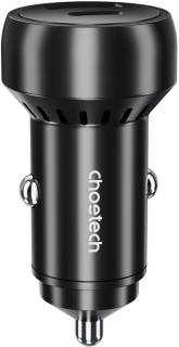 Зарядка Choetech USB-C+USB-A 60W QC3.0/PD/PPS black TC0014-BK