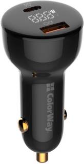 Зарядка ColorWay Power Delivery PPS USB (USB-A + USB-C) (100W) Blac CW-CHA044PD-BK
