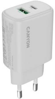 Зарядка Canyon OnCharge 250 25W 1xPD 1xQC EU White CNE-CHA250-21