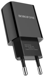 Зарядка BOROFONE BA20A Sharp USB 10.5W Black 6931474702081