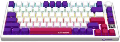 Клавиатура Lorgar KBP7075W Pro RGB Wireless/Bluetooth/USB UA White LRG-KBP7075W-WH-US