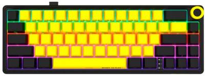 Клавиатура Lorgar KBP70MW Pro RGB Wireless/Bluetooth/USB UA Black/ye LRG-KBP70MW-YL-US
