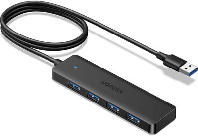 Разветвитель Ugreen USB 3.0 to 4хUSB 3.0 1.0m Space Gray CM219 35574