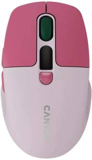 Мышка Canyon MW-26 LCD Silent Wireless/Bluetooth Pink CNS-CMSW26P