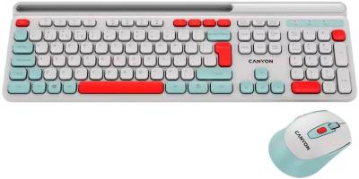 Комплект Canyon HSET-W5 Wireless UA White CNS-HSETW5WT