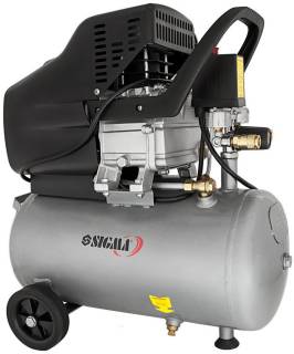 Компрессор Sigma одноциліндровий 1.8кВт 230л/хв 8бар 24л (2 крана) 7043131
