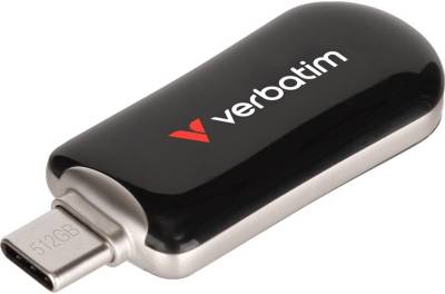 Флешка Verbatim 512GB Plectra Black USB-C 30227