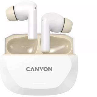 Часы Canyon Hexagon 7 TWS ANC+ENC Wireless Charge White/Beige CNS-TWS7WB