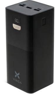 Павербанк Vinga 50000 mAh 22.5W Display Black VPBB5022