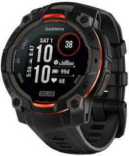 Часы Garmin Instinct 3, 45mm, Solar, Black Bezel with Black Ba 010-02934-00