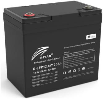 Аккумулятор Ritar R-LFP 12.8V 100Ah mini R-LFP12.8V100AH-mini