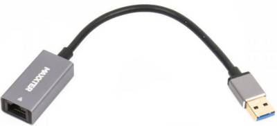 Сетевой адаптер Maxxter USB 3.0 AM to RJ45 Ethernet 1000Mbps NEA-U3-01