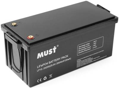 Аккумулятор Must 25.6V - 200Ah LP15-24200