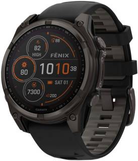 Часы Garmin fenix 8 47mm,Saph Solar,CrbnGry Ti/Blk,Blk/PblGryB 010-02906-11