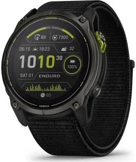 Часы Garmin Enduro 3, Crbn Gry DLC Ti w/Blk Sport Loop Band, G 010-02751-01