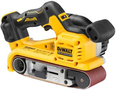 Болгарка DeWALT XR Li-Ion 18 В, 198-320 м/хв, стрічка 75х533 мм (б DCW220N