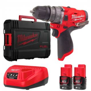 Шуруповерт Milwaukee M12 FPDX-202X, 37Нм, 2x2Аг, 2 насадки, кейс 4933464136