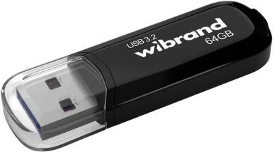 Флешка Wibrand 64GB Marten Black USB 3.2 Gen 1 (USB 3.0) WI3.2/MA64P10B