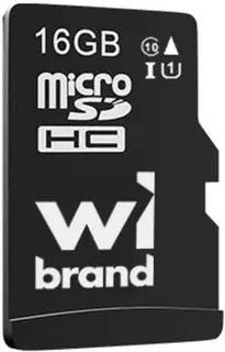 Флеш-карта Wibrand 16GB microSD class 10 UHS-I WICDHU1/16GB