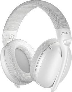Наушники Aula S6 - 3 in 1 Wired/2.4G Wireless/Bluetooth White 6948391235561