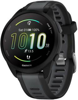 Часы Garmin Forerunner 165, GPS, Black/Slate Grey, GPS 010-02863-20