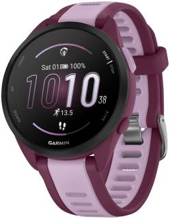 Часы Garmin Forerunner 165 Music, GPS, WiFi, Berry/Lilac, GPS 010-02863-33