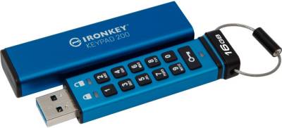 Флешка Kingston 16GB IronKey Keypad 200 Blue USB 3.2 IKKP200/16GB