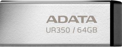 Флешка ADATA 64GB UR350 Silver-Black USB 3.2 UR350-64G-RSR/BK
