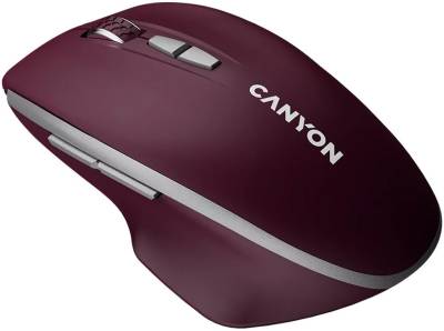 Мышка Canyon MW-21 Wireless Blue LED Burgundy CNS-CMSW21BR