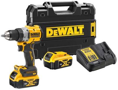 Шуруповерт DeWALT XR Li-Ion 18V 5Ah, 90 Нм, 0-650/0-2000 об/хв DCD800P2T