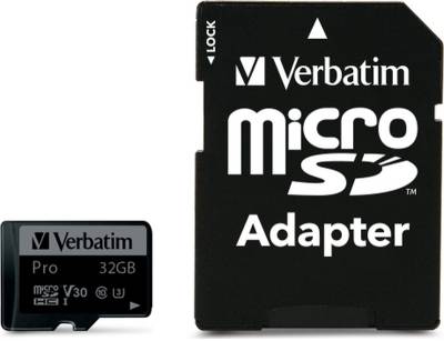 Флеш-карта Verbatim 32GB microSDXC class 10 UHS-III PRO 47041