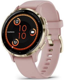 Часы Garmin Venu 3S, Dust Rose + Soft Gold, GPS 010-02785-03
