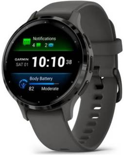Часы Garmin Venu 3S, Pebble Gray + Slate, GPS 010-02785-00