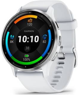 Часы Garmin Venu 3, Whitestone + Passivated, GPS 010-02784-00