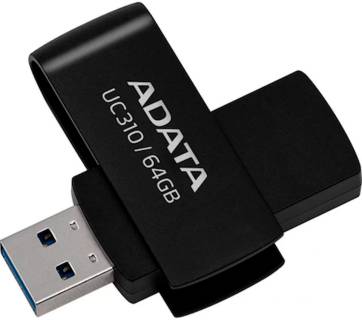 Флешка ADATA 64GB UC310 Black USB 3.0 UC310-64G-RBK