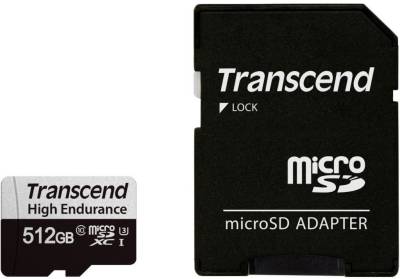Флеш-карта Transcend 512GB microSDXC class 10 UHS-I U3 High Endurance TS512GUSD350V