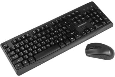 Комплект Grunhelm KBM-4810WL Wireless UA Black 126877