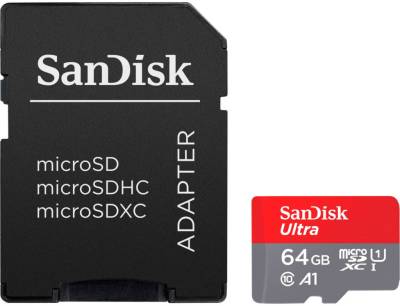 Флеш-карта SanDisk 64GB microSD class 10 UHS-I Ultra SDSQUAB-064G-GN6MA
