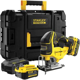 Электролобзик STANLEY FatMax,18В (V20) Li-Ion ,2x4Ah, 3.200 хід/хв, кейс SFMCS650M2K