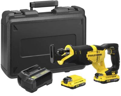 Пила STANLEY FatMax,18V(V20)Li-Ion, 2x2Ah, 3.000 хід/хв, 4,85кг SFMCS300D2K