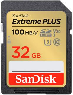 Флеш-карта SanDisk 32GB SDXC class 10 Extreme PLUS SDSDXWT-032G-GNCIN