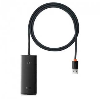 Разветвитель Baseus USB 3.0 to 4xUSB 3.0 1.0m black WKQX030101