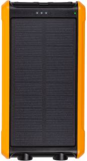 Павербанк PowerPlant 10000mAh, USB-A*2, + Solar 5.5V-0,2A PB930494
