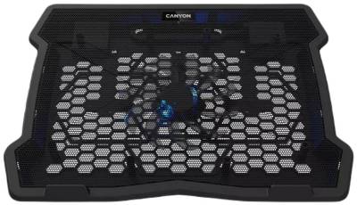Подставка Canyon NS02, 10-15.6 laptop, single fan with 2x2.0 USB hu CNE-HNS02
