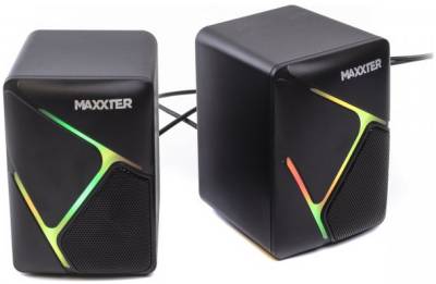 Акустика Maxxter CSP-U004RGB USB Black