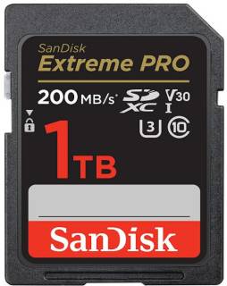 Флеш-карта SanDisk 1TB SD class 10 UHS-I U3 V30 Extreme PRO SDSDXXD-1T00-GN4IN