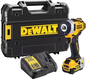 Шуруповерт DeWALT 12 В XR Li-lon, 338 Нм, 1 АКБ та ЗП, кейс TSTAK DCF903P1