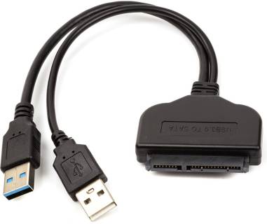 Аксессуар PowerPlant 2*USB 3.0 to SATA III, 15 cm CA913138