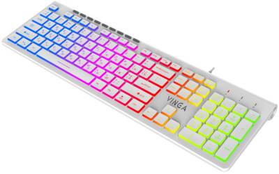 Клавиатура Vinga KB-460 White